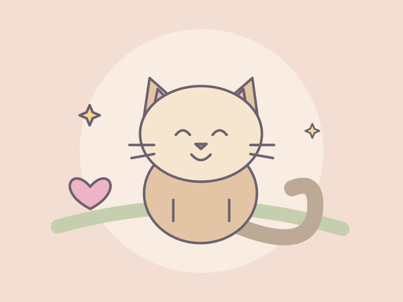 Animals & Pets coloring collection illustration