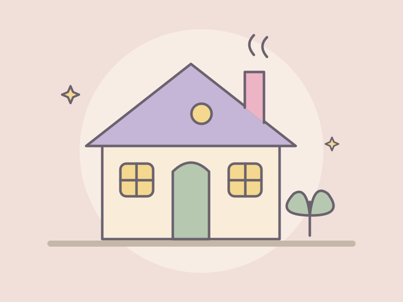 Cute & Cozy coloring collection illustration