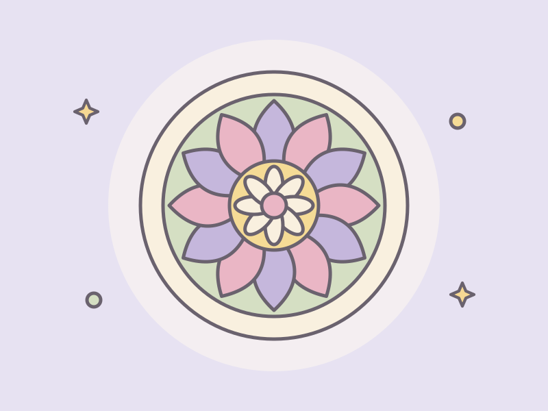 Patterns & Mandalas coloring collection illustration